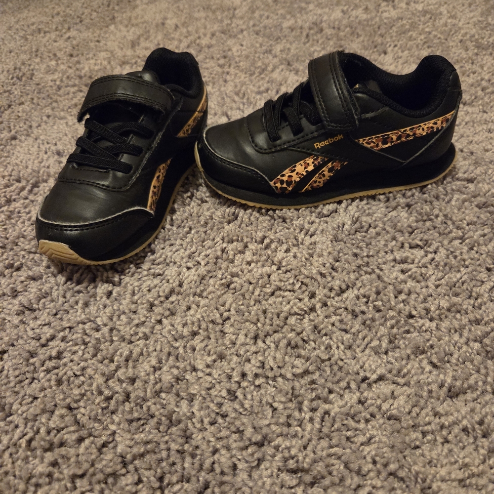 Reebok Kids Black and Brown Sneakers